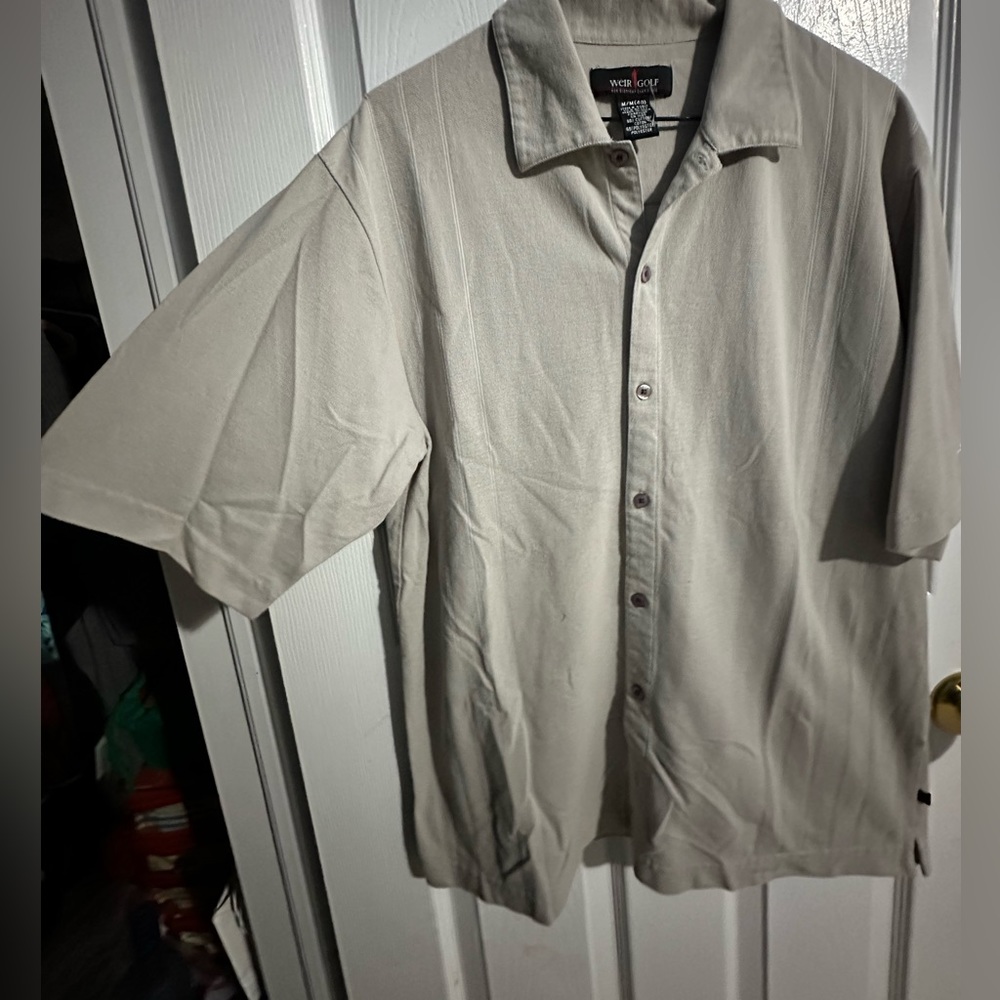 Weir golf button up polo 👕
